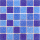 Декоративная мозаика М-Витреа Water WATER 06 322x322 (синий/голубой)