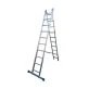 Лестница LadderBel алюминиевая 2-секционная 2x8 LS208