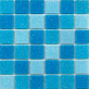Декоративная мозаика М-Витреа Water WATER 11 322x322 (синий/голубой)