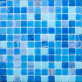 Декоративная мозаика JNJ Mosaic V-0164 327x327 (синий)