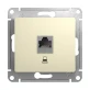 Розетка Schneider Electric Glossa GSL000281K RJ45 категория 5e бежевый