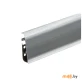 Плинтус напольный ПВХ Cezar Hi Line Prestige М201 (алюминий браш матовый)