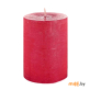 Свеча-столбик Melt декоративная (10x7,5 см) красная