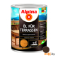 Масло для террас Alpina (Oel fuer Terrassen) Темный 750 мл / 0,75 кг