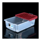 Ящик для хранения BranQ Unibox на роликах бордовый 30 л