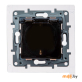 Розетка с крышкой Legrand Etika 672626 (антрацит)