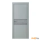 Дверное полотно Belwooddoors Твинвуд 2 (эмаль светло-серый патина серебро) 2000x900