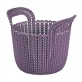Корзинка для мелочей KNIT цвет фиолетовый
