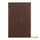 Входная металлическая дверь Промет Профи DL (двустворчатая / полуторка) 2050х1250 (левая)
