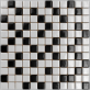Декоративная мозаика MVA Print Mosaic Микс 25-FL-S-034 317x317 (черно-белый)