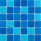 Декоративная мозаика М-Витреа Water WATER 03 322x322 (синий/голубой)
