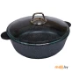 Жаровня с крышкой Victoria Гранит (G1026G) 26 см