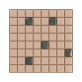 Декоративная мозаика MVA Print Mosaic Микс 25-FL-S-204 317x317 (бежевый/антрацит )