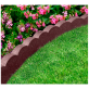 Садовый бордюр Multy Home "Flexi Curve Scalloped" коричневый (90х1200 мм)