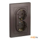 Розетка Schneider Electric AtlasDesign (ATN000624) (мокко)