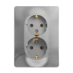 Розетка Schneider Electric Glossa GSL000324 алюминий