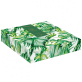 Блюдо фарфоровое Easy Life светло-зеленый пальмовый лист TROPICAL LEAVES 35x29 см