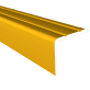 Порог угловой алюминиевый 3414-02Т КТМ 1800 x 24 x 20 (золотой)