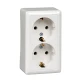 Розетка Schneider Electric Хит RA16-238-B (белый)