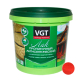 Лак VGT пропиточный с антисептиком 0,9 кг (вишнёвый)