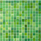 Декоративная мозаика JNJ Mosaic V-7571 327x327 (зеленый)