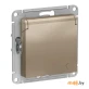 Розетка Schneider Electric AtlasDesign (ATN000546) (шампань)