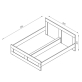 Кровать Сириус (2.02.04.200.1) 160x200 см
