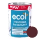 Грунтовка Ecol ГФ-021 по металлу 1 л (красно-коричневый)