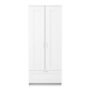 Шкаф комбинированный Сириус 2 двери и 1 ящик 2.02.01.020.1 (белый)