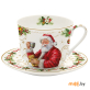 Чашка с блюдцем Easy Life Волшебное Рождество R1454#MAGI 400 мл