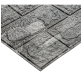 Самоклеящаяся 3D панель Lako Decor Каменная кладка серый песчаник 700x6000x6 мм (в рулоне)