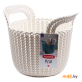 Корзинка для мелочей KNIT цвет белый 03671-X64-00