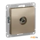 Розетка TV Schneider Electric AtlasDesign ATN000591 (шампань)