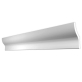 Плинтус потолочный Solid из вспененного полистирола С06/30 Белый 30х30х2000