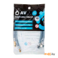 Подводка гибкая AV Engineering Nylon AVE21880 (иголка м10 - гайка 1/2") 80 см