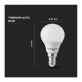 Лампа светодиодная VT-1819 BULB 4W E14 P45 TERMAL PLASTIC 2700K