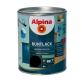 Эмаль Alpina Цветная эмаль шелково-матовая RAL9005 Черный 750 мл/0,84 кг