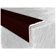 Порог угловой алюминиевый 3414-315Т КТМ 1800 x 24 x 20 (венге)