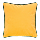 Декоративная подушка Moroshka Shangri La 40x40 см на потайной молнии (желтый/зеленый)