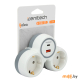 Блок мультирозеточный Zenitech 16A 2X2P+E (191907)