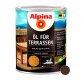 Масло для террас Alpina (Oel fuer Terrassen) Темный 750 мл / 0,75 кг