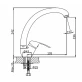 Смеситель для кухни AV Engineering (Lt) D35 (AVZKN4-A267-647)