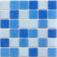 Декоративная мозаика М-Витреа Water Water 05 322x322 (синий/голубой)