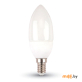 Светодиодная лампа LED BULB 3W E14 PLASTIC CANDLE 2700K VT-2033