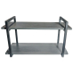 Полка настенная Allerd 2 Rion (4060210700) чёрный муар, металл бруклин 70x30x40 см