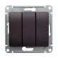Выключатель Schneider Electric Glossa GSL000831 (3 клавиши/шоколад)