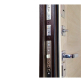Входная металлическая дверь Промет Винтер (ТЕРМОРАЗРЫВ) Белёный Дуб (Ч) 2050х980 (левая)