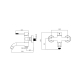 Смеситель для ванны Voda Vessel VSL54