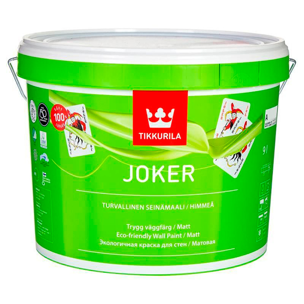 Краска акриловая Tikkurila Joker (Джокер) 9 л купить в Минске